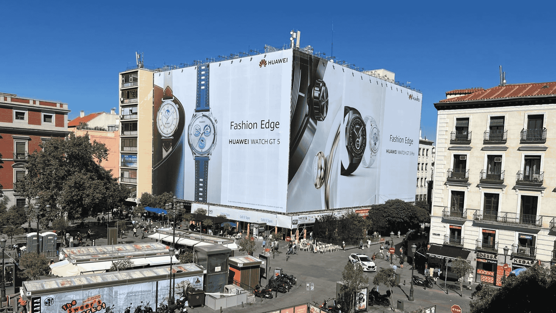 publicidad lona huawei